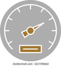 Vector Design Speedometer Icon Style