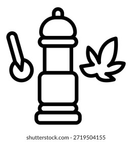 Estilo de Ícone de Corredor de Especiarias de Design de Vetor