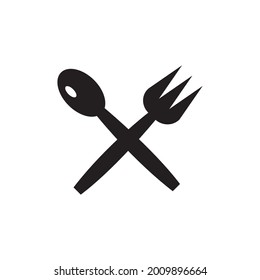 vector design of spoon and fork
