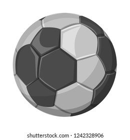 Vector design of sport and ball sign. Collection of sport and athletic stock vector illustration.