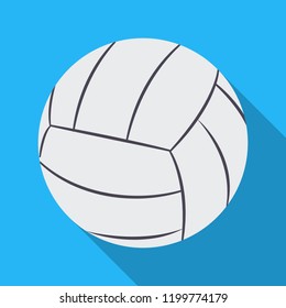 Vector design of sport and ball symbol. Collection of sport and athletic stock symbol for web.
