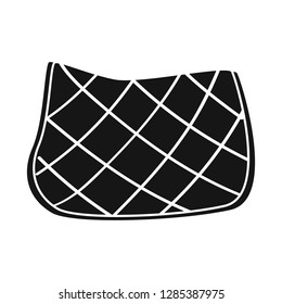 Vector design of sport and competition symbol. Set of sport and equestrian vector icon for stock.