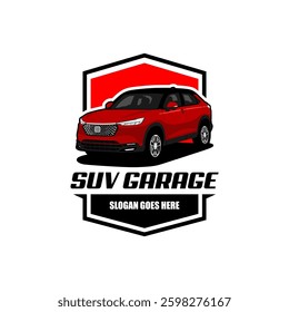 vector design sport utility vehicle car logo suv garage