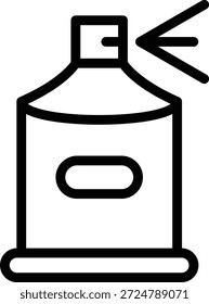 Estilo de icono de pintura en aerosol de diseño de Vector