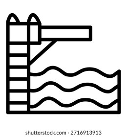 Vektordesign-Springboard-Symbolstil