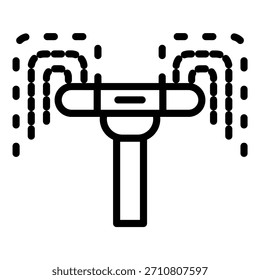 Estilo de ícone do Sprinkler de design de vetor