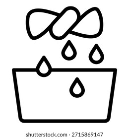 Vektordesign-Drucksymbolstil