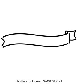 A vector design of an S-shaped arch with a ribbon on one side.Its elegant and dynamic design makes it ideal for web design,advertising, and posters.