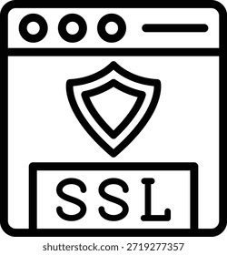 Vector Design Ssl Icon Style