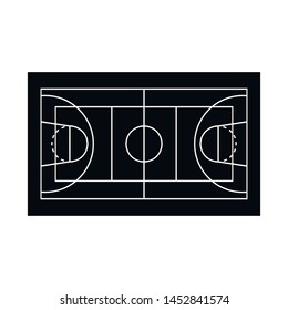 Vector design of stadium and basketball sign. Set of stadium and professional stock vector illustration.