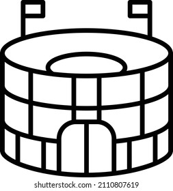 Vector Design Stadium Icon Style