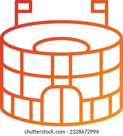 Vector Design Stadium Icon Style