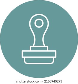 Vector Design Stamp Icon Style