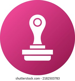 Vector Design Stamp Icon Style