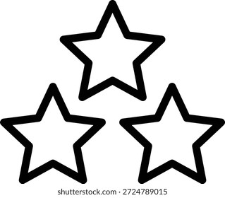 Estilo de icono de estrellas de diseño de Vector
