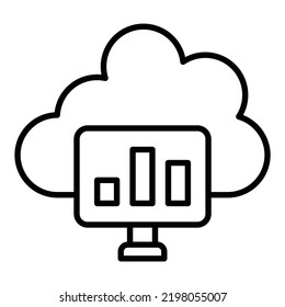 Estilo de icono de estadísticas de diseño de vectores