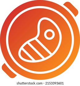 Vector Design Steak Icon Style