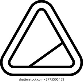 Vector Design Steep Grade Icon Style