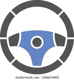 Vector Design Steering Wheel Icon Style