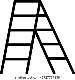 Vektordesign-Stepladder-Symbolstil