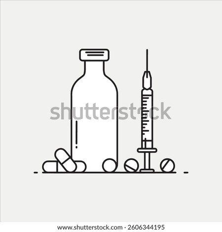 Vector Design Steroids Icon design