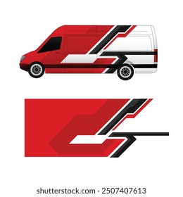 vector design sticker wrap car body cargo van