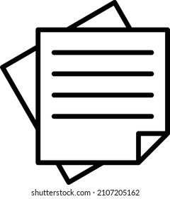 Vector Design Sticky Note Icon Style