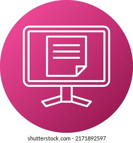Vector Design Sticky Note Icon Style