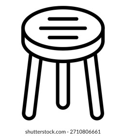 Vector Design Stool Icon Style