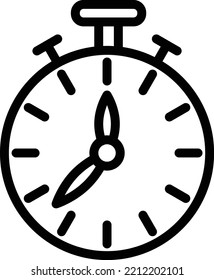 Vektordesign Stoppuhr-Symbol-Stil