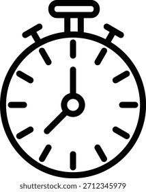 Estilo de Ícone de Cronômetro de Design de Vetor