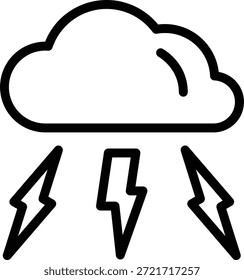 Vektordesign Storm-Symbolstil