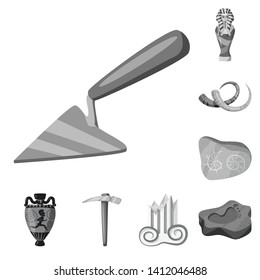 Vector design of story and discovery sign. Collection of story and items stock symbol for web.