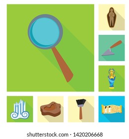 Vector design of story and items icon. Collection of story and attributes  vector icon for stock.