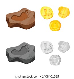 Vector design of story and items sign. Set of story and attributes  stock symbol for web.