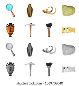 Vector design of story and items symbol. Collection of story and attributes  vector icon for stock.