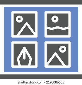 Vector Design Storyboard Icon Style