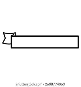 A vector design of a straight arch with a ribbon on one side.Its simple and sophisticated design is perfect for web design,advertising,and various other design projects.