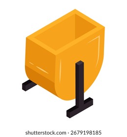 Vector design of street bin