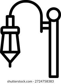 Vector Design Street Lamp Icon Style