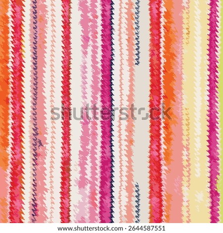 vector design stripe patterns. blue, yellow and red color mix, for textile print ideas and background images.