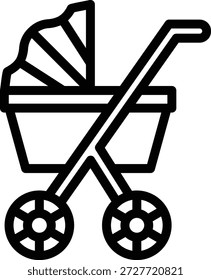 Vector Design Stroller Icon Style