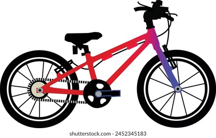vector design stylish bicycle. very attractive and beautiful bicycle