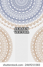 vector design for sublimation jersey