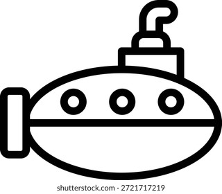 Diseño de Vector Submarine Icon Style