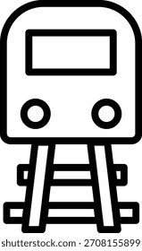 Estilo de ícone do metrô de design de vetor