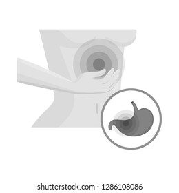 Vector design of suffering and injury icon. Collection of suffering and damage vector icon for stock.
