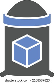 Estilo de icono de azucar de diseño de vectores