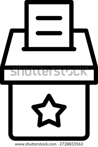 Vector Design Suggestion Box Icon Style