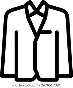 vector design of a suit